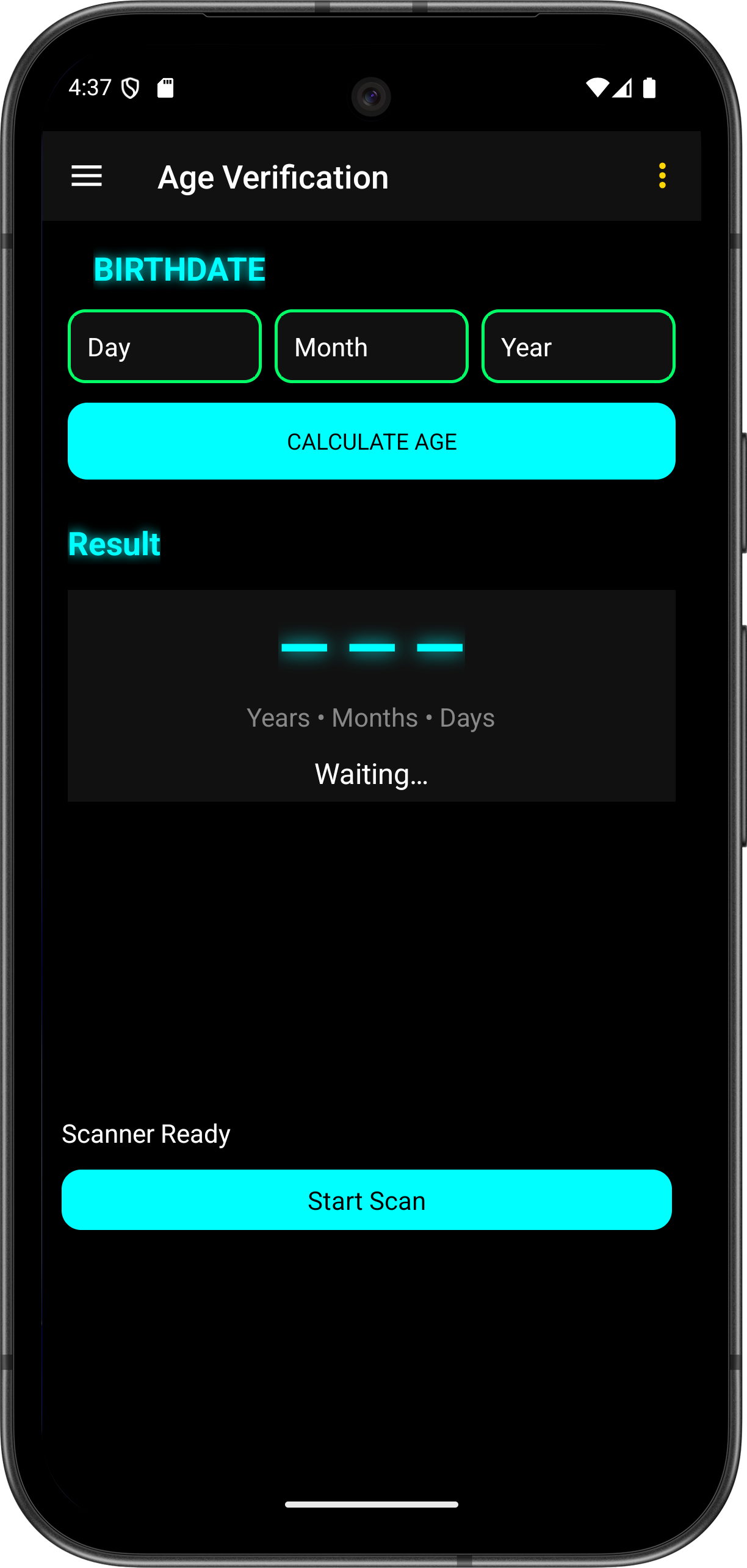 Age Verification Scanner
