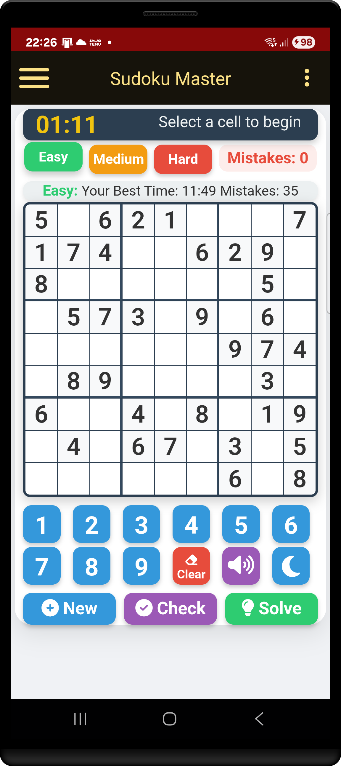 Sudoku Master